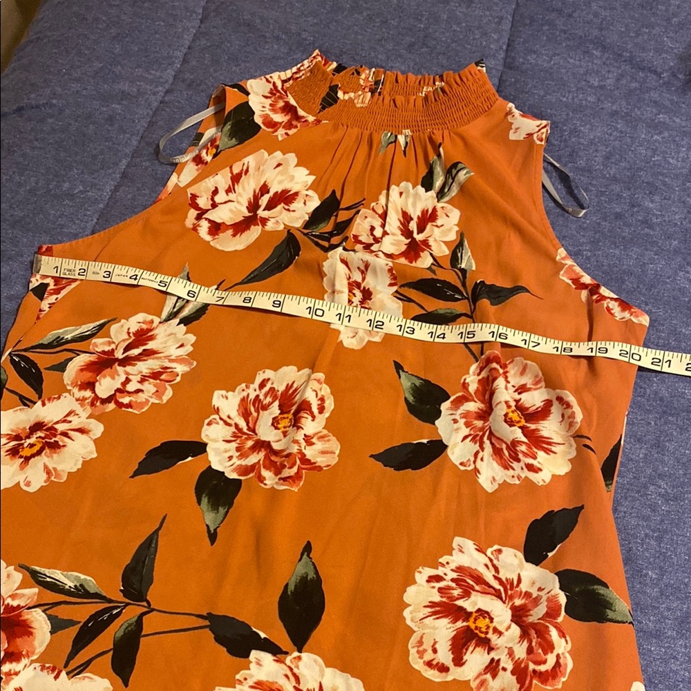 Orange/Peach Sleeveless Blouse StichFix - Picture 4 of 7